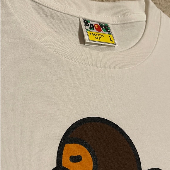 NWOT BAPE RED CAMO TEE JAPAN SZ LARGE - Picture 3 of 6